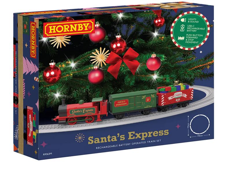 R9363M Hornby Santa’s Express Rechargeable Battery Train Set